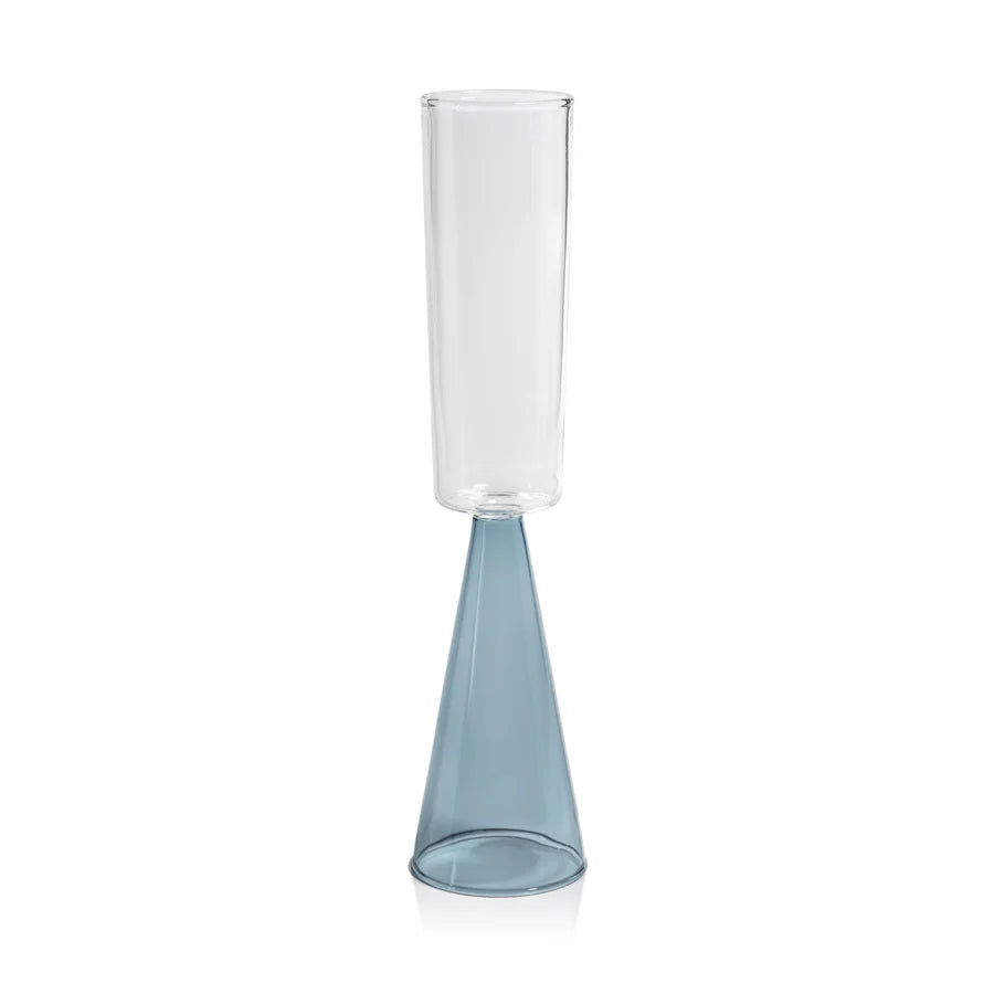 Colored Stem Champagne Flute