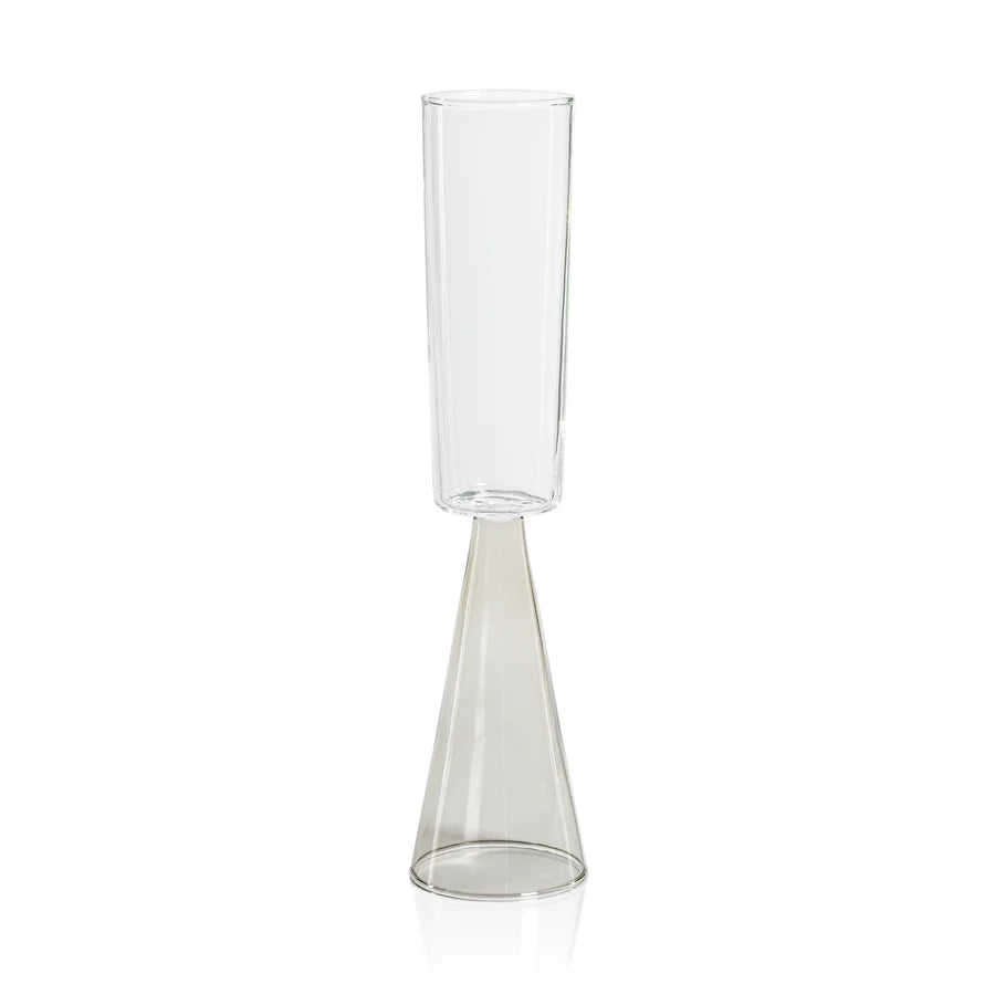 Colored Stem Champagne Flute