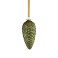 Green Glass Pine Cone ornament