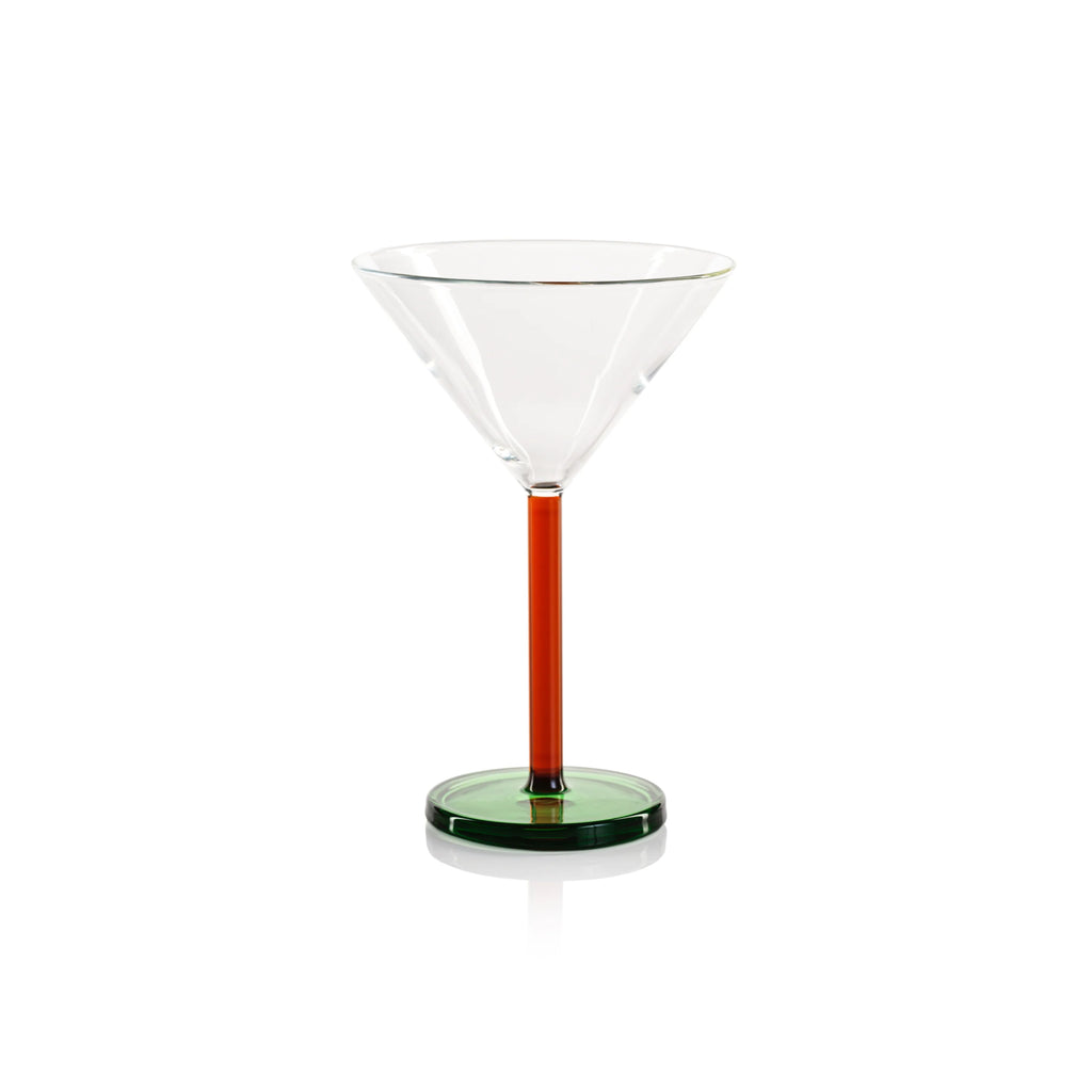 Two-Hued Martini Glass