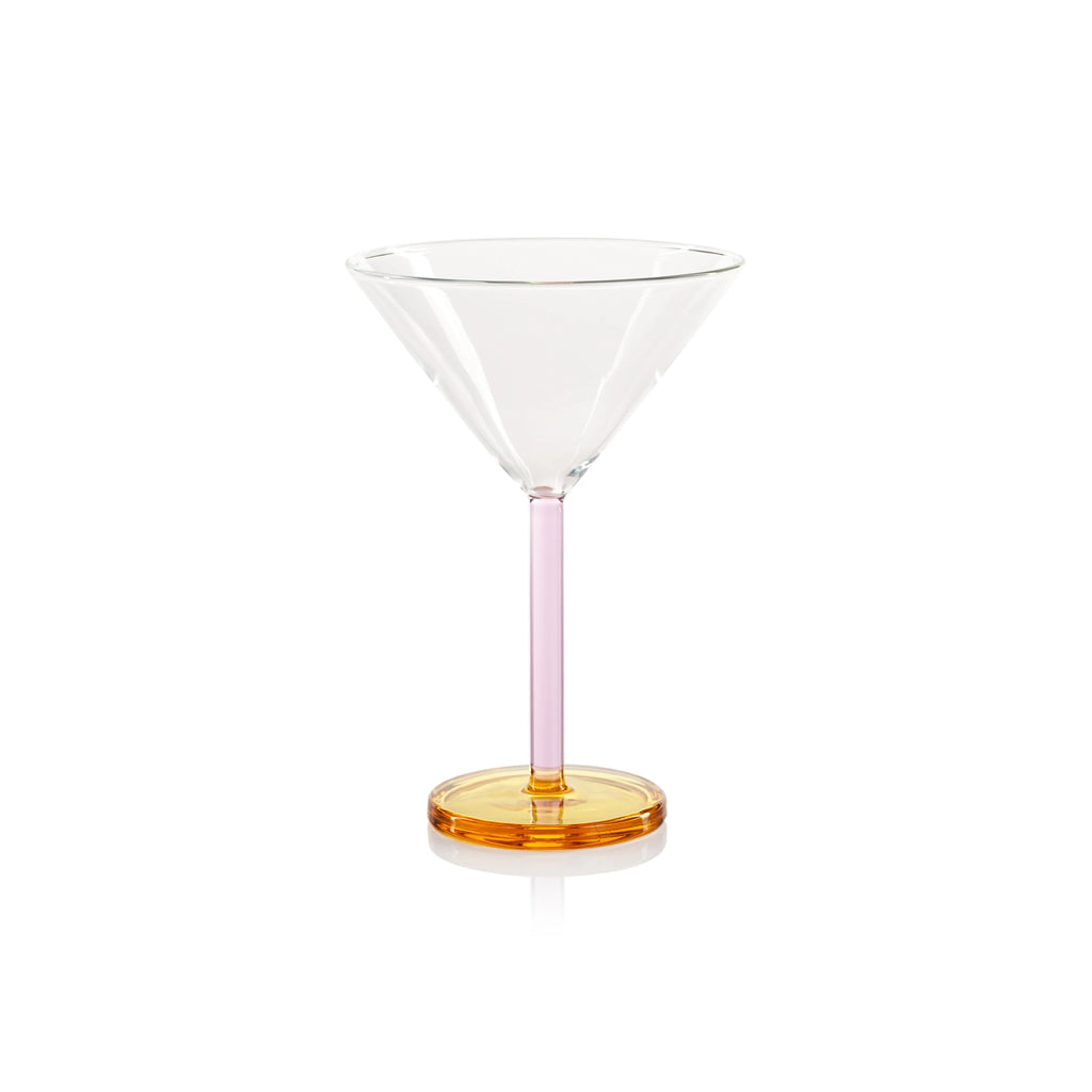 Two-Hued Martini Glass