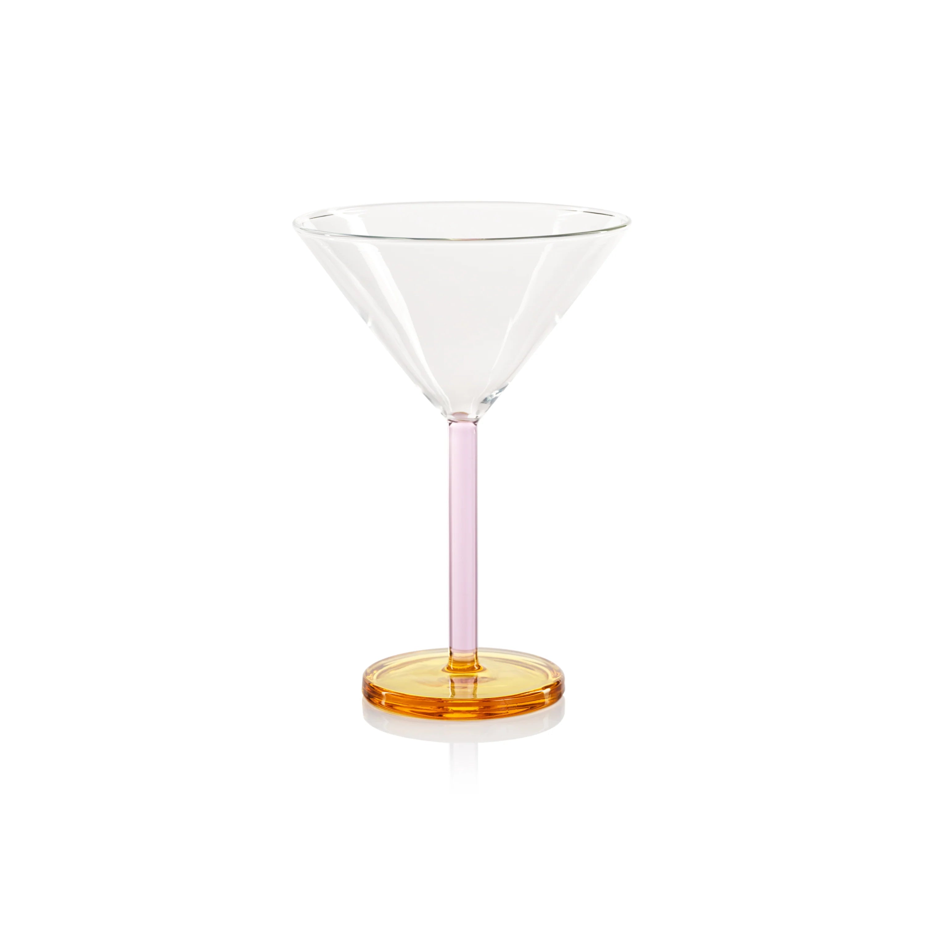 Two-Hued Martini Glass