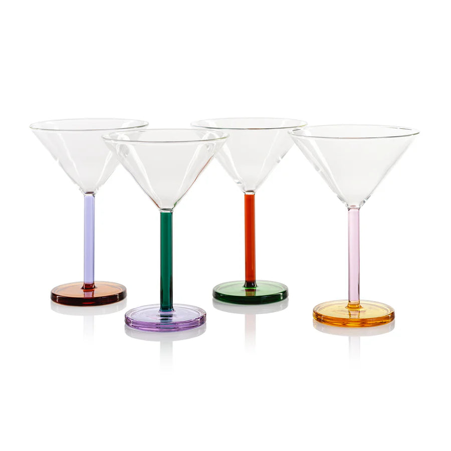 Two-Hued Martini Glass