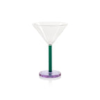 Two-Hued Martini Glass