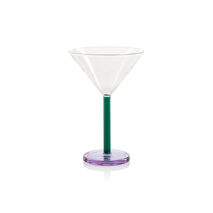 Two-Hued Martini Glass