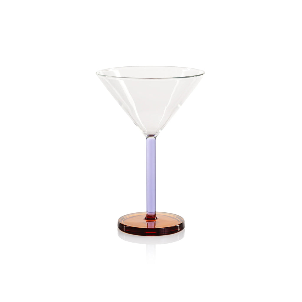 Two-Hued Martini Glass