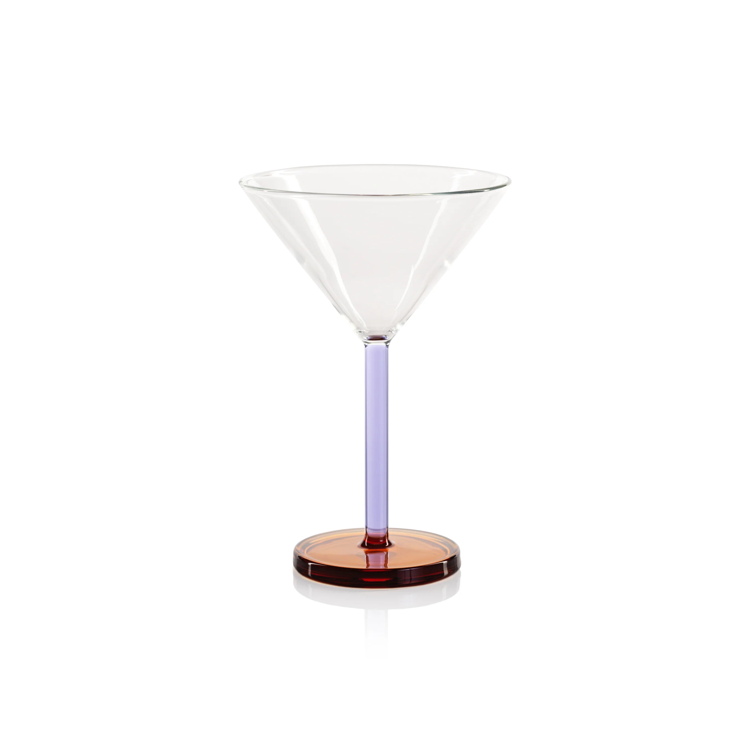 Two-Hued Martini Glass