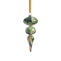 Green Watercolor Finial Ornament