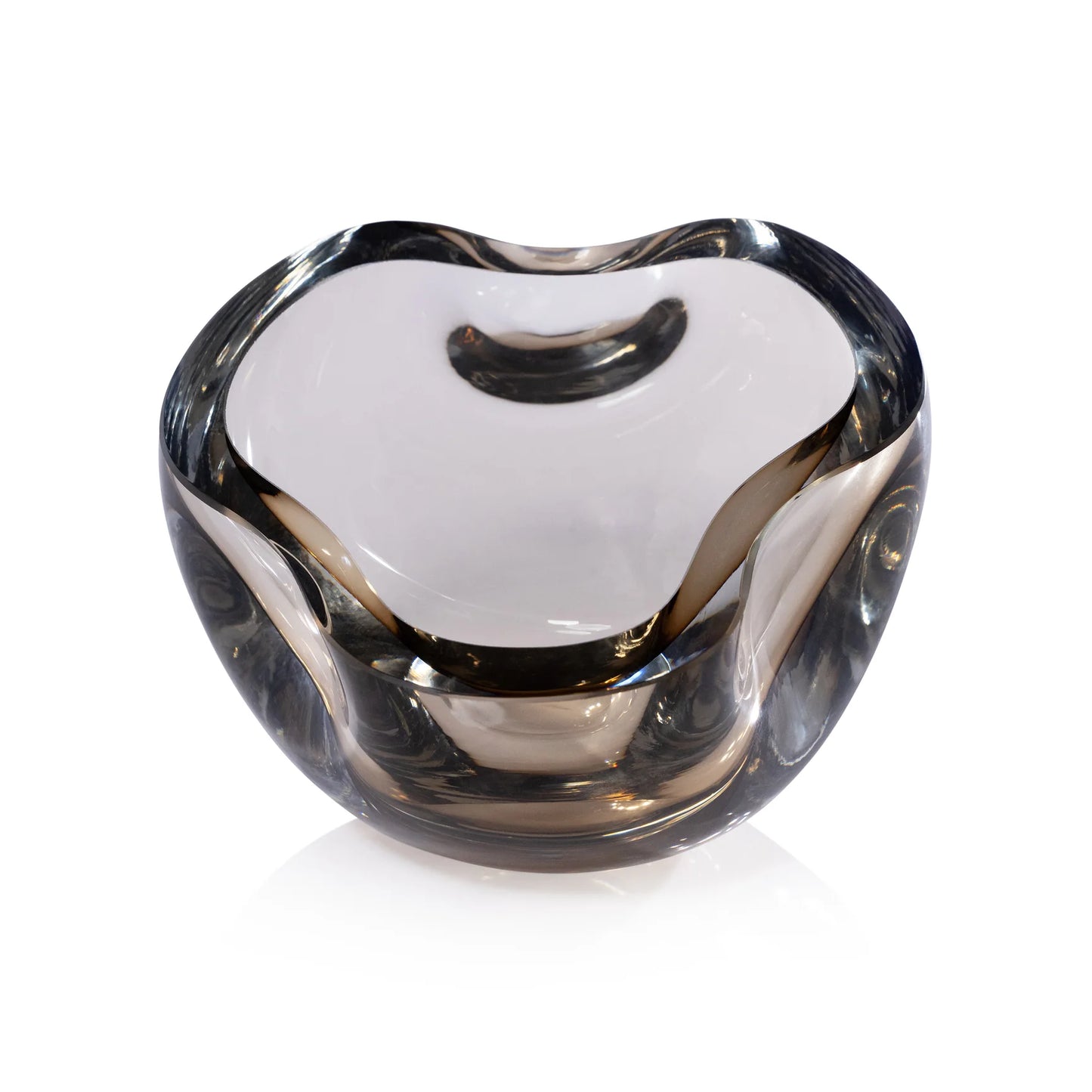 Taupe Glass Bowl