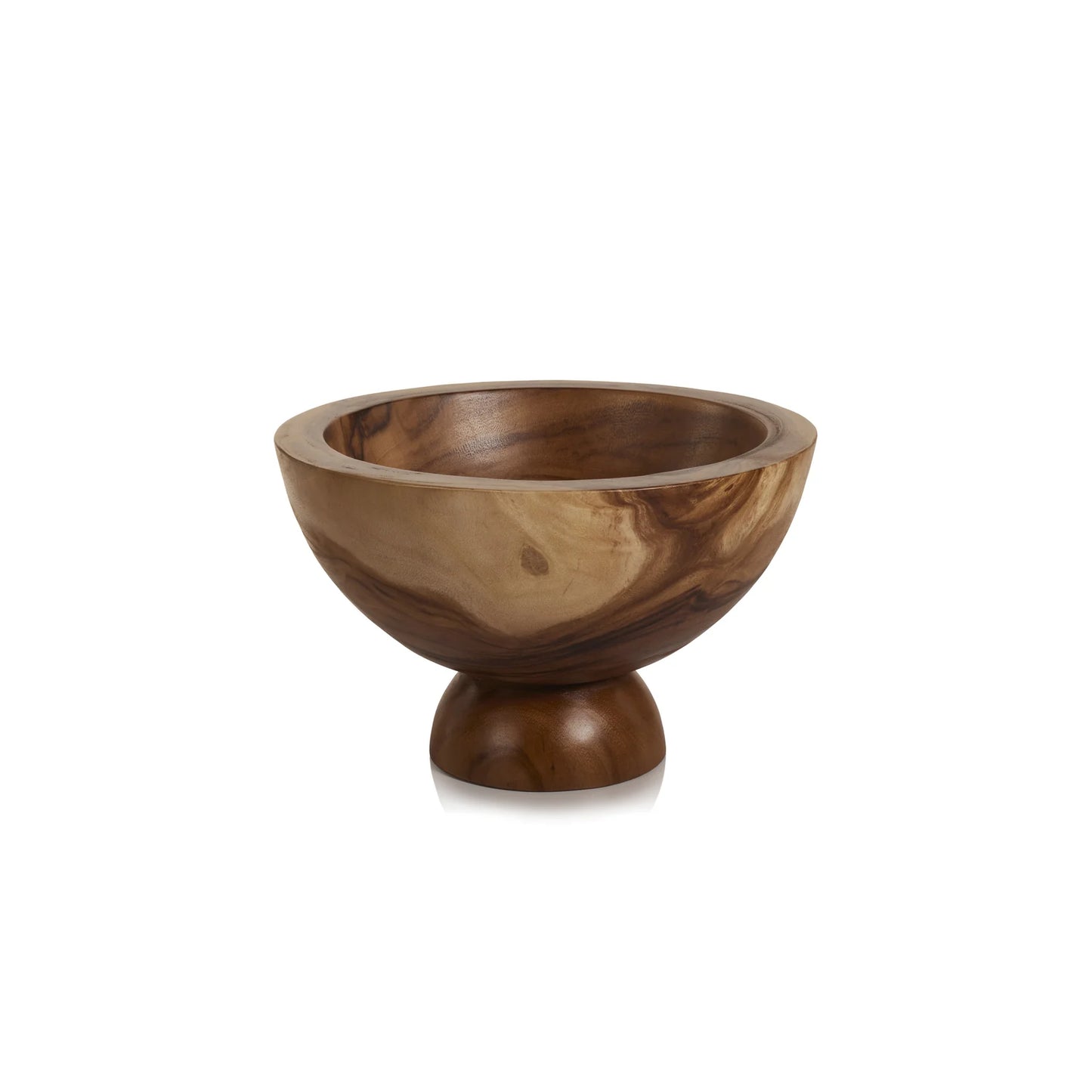 Suar Wooden Footed Bowl