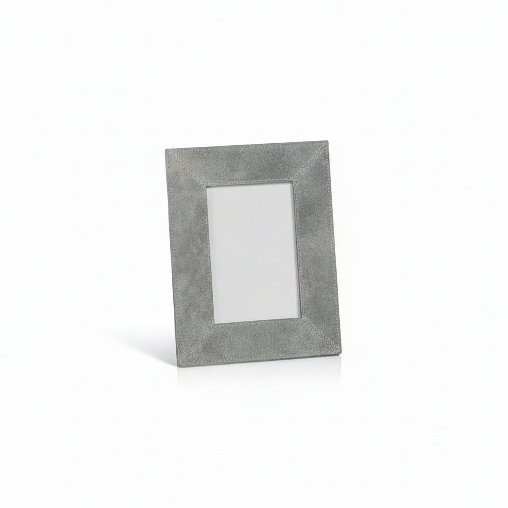 Gray Suede Frame- 4x6