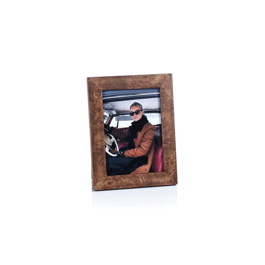 Burl Wood Photo Frame, 5x7