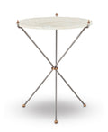 Cradled Marble Side Table