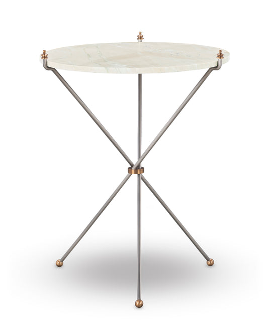 Cradled Marble Side Table