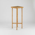 Geometric Rattan Drinks Table