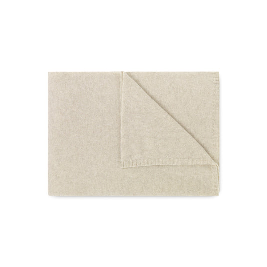 Portuguese Cashmere Throw in Natural