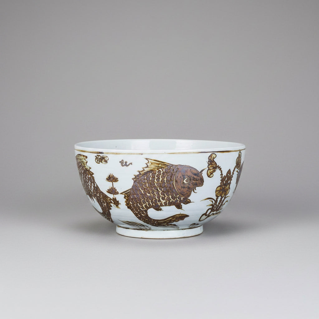 Rusty Brown Fish Bowl