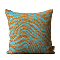 Mohair Colored Zebra Pillow