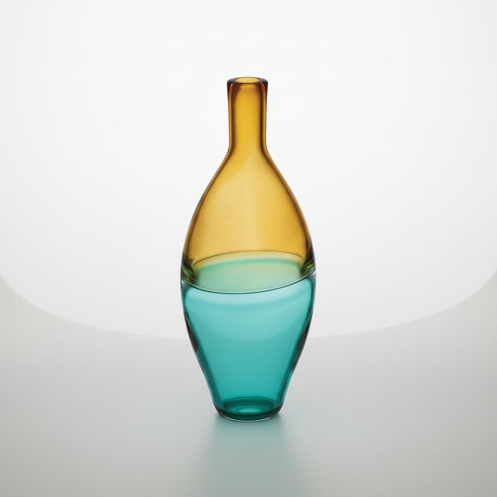 Two Tone Blown Vases