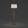 Antique Brass Circlet Floor Lamp