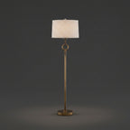 Antique Brass Circlet Floor Lamp