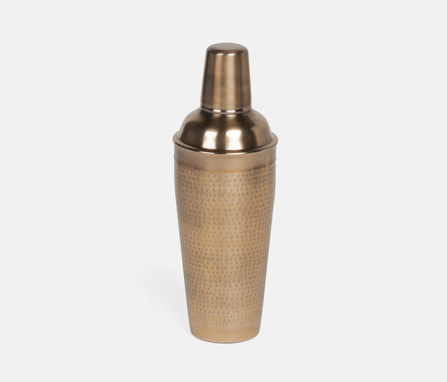 Antique Brass Cocktail Shaker