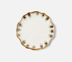 Scalloped Almond and Sage Tableware