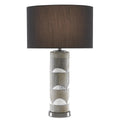 Primitivo Lamp with Black Shantung Shade