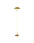 Polished Brass Floor Lamp