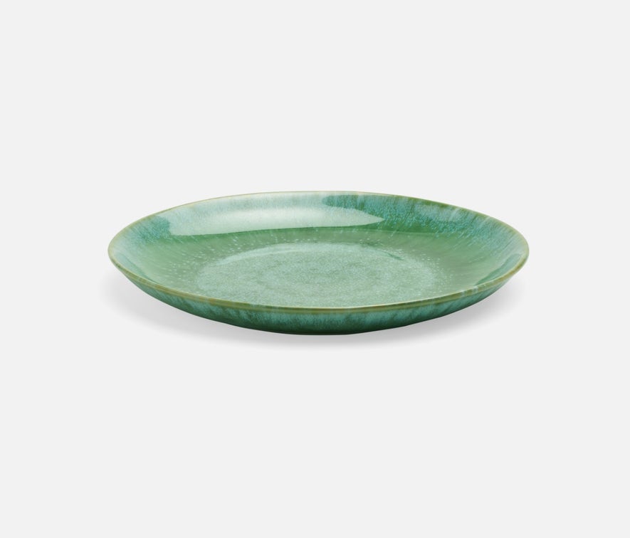 Reactive Emerald Glazed Tableware
