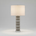 Shagreen and Crystal Rings Lamp