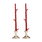 Maple Candlesticks, Pair