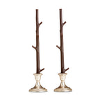 Maple Candlesticks, Pair