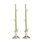 Maple Candlesticks, Pair