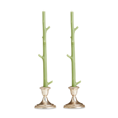 Maple Candlesticks, Pair