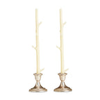 Maple Candlesticks, Pair