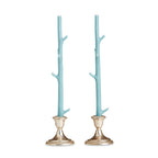 Maple Candlesticks, Pair