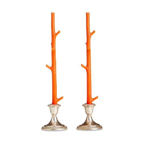 Maple Candlesticks, Pair