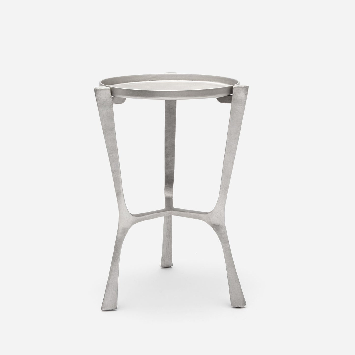 Tray Table in Aged Silver Iron, Small