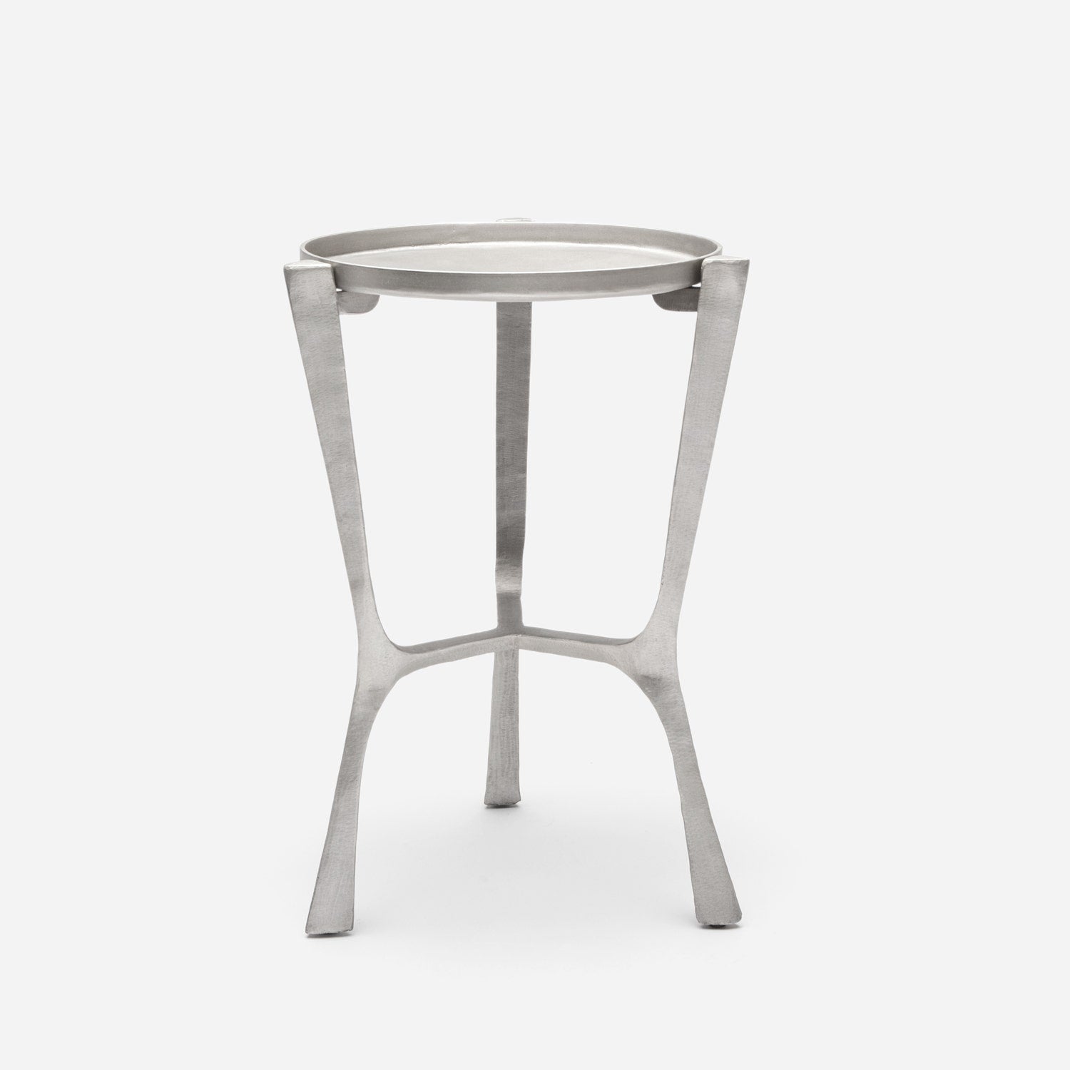 Tray Table in Aged Silver Iron, Small