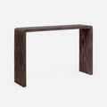 Mushroom Faux Shagreen Console