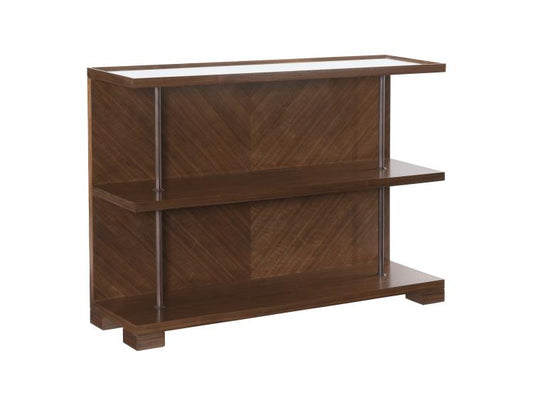 Antique Mirrored Top Bar Console