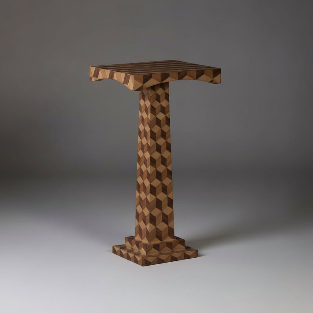 Parquetry Spot Table