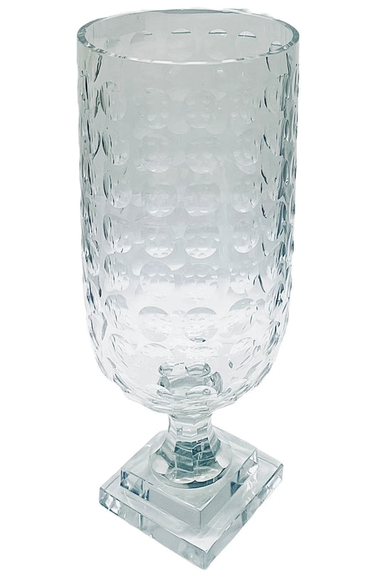 Clear Egg Cut Hurricane, Large