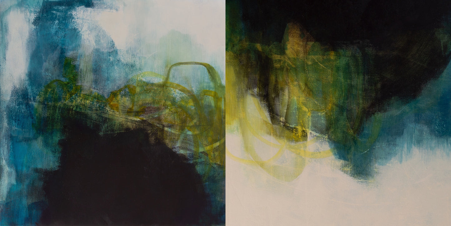 Out of Stillness (diptych)