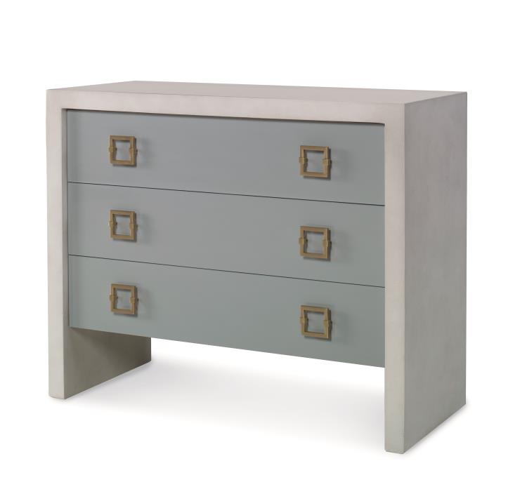 Concrete and Lacquered Finish Chest