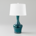 Bottleneck Glazed Ceramic Lamp