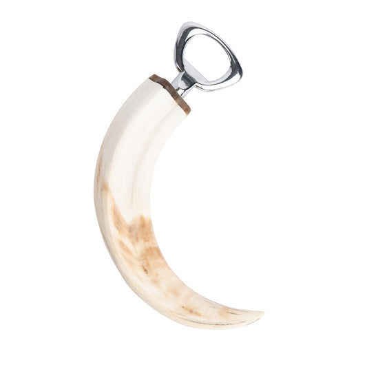 Polished Warthog Tusk Bottle Opener