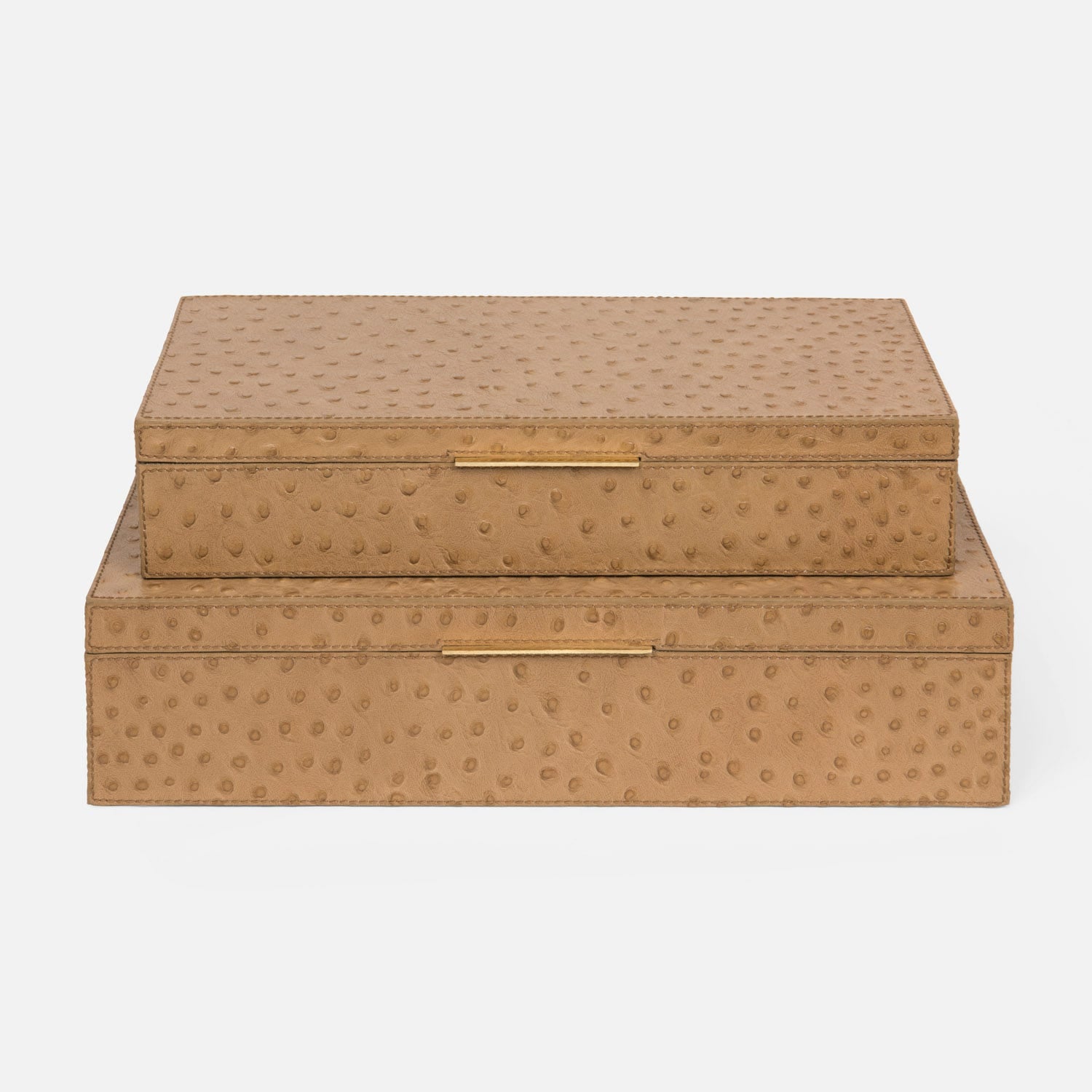 Ostrich Leather Box
