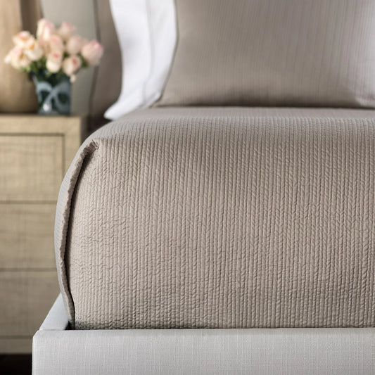 Taupe Coverlet, King